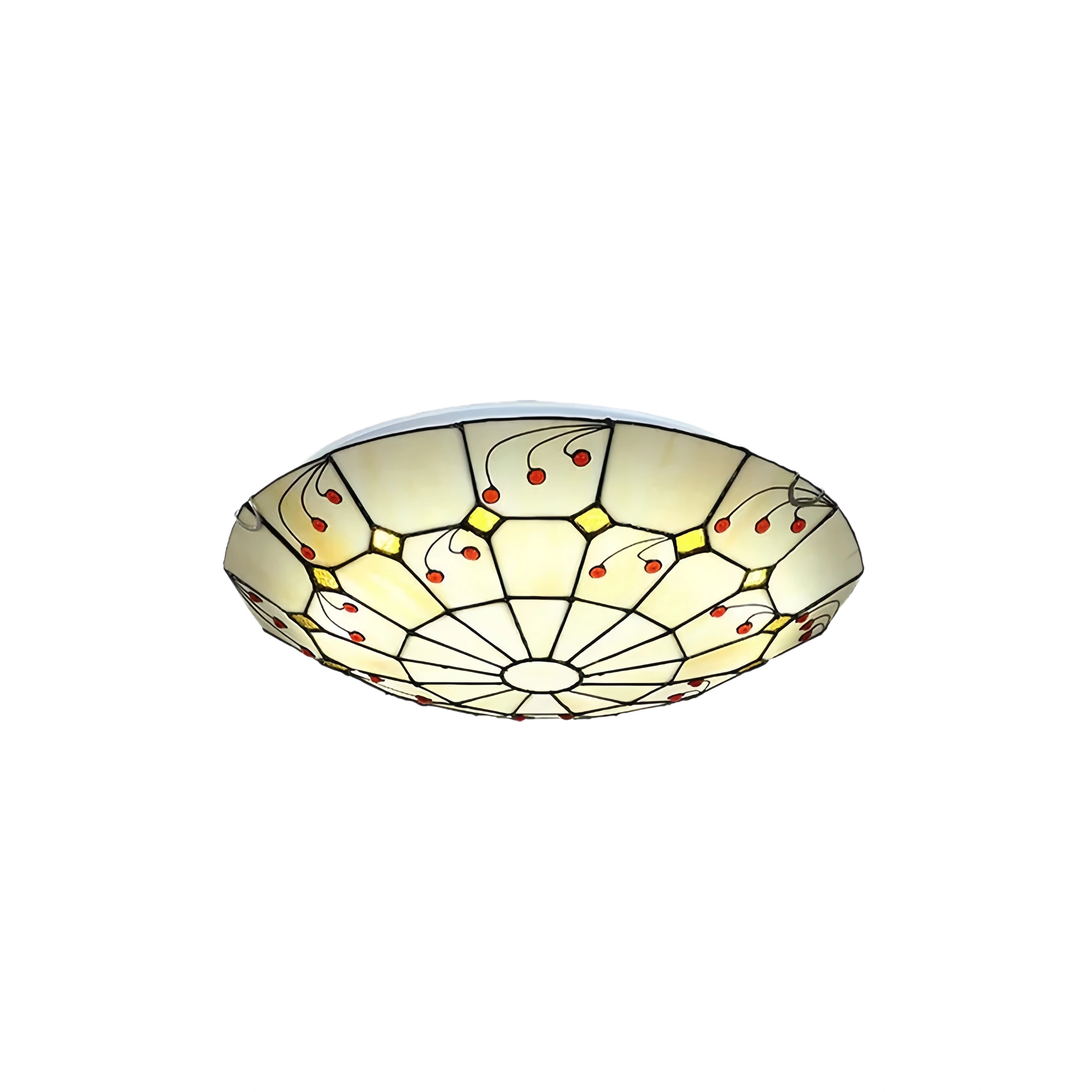 Vintage Multicolor Glass Ceiling Light